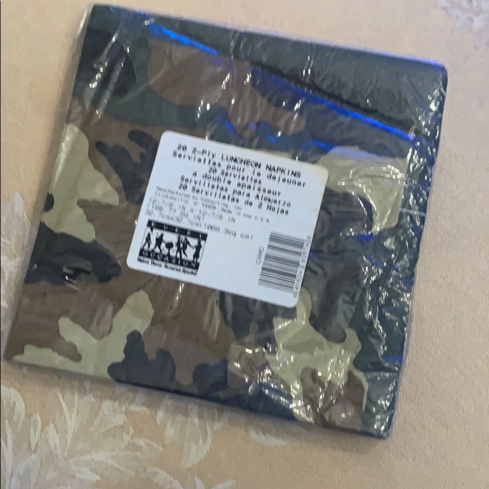 Camouflage napkins